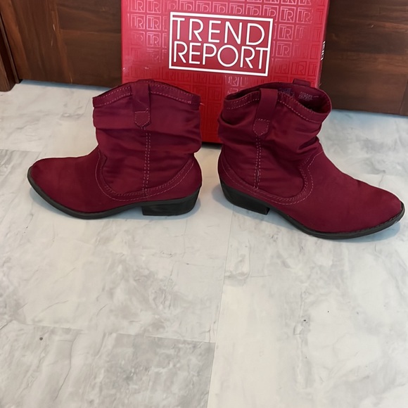 Trend Report, Rosie, Red wine boots size 6 - Picture 5 of 7